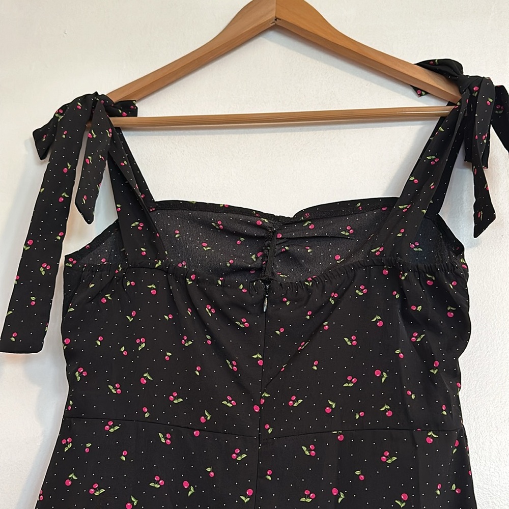 Shein black cherry midi dress - Picture 7 of 10